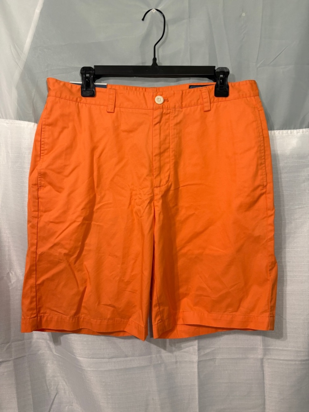 Vineyard Vines Men’s Flat Front Orange Cotton Shorts